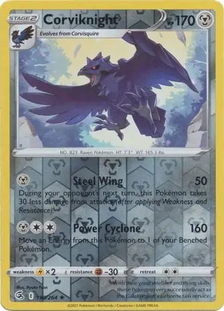 Fusion Strike Corviknight #190/264 reverse holo